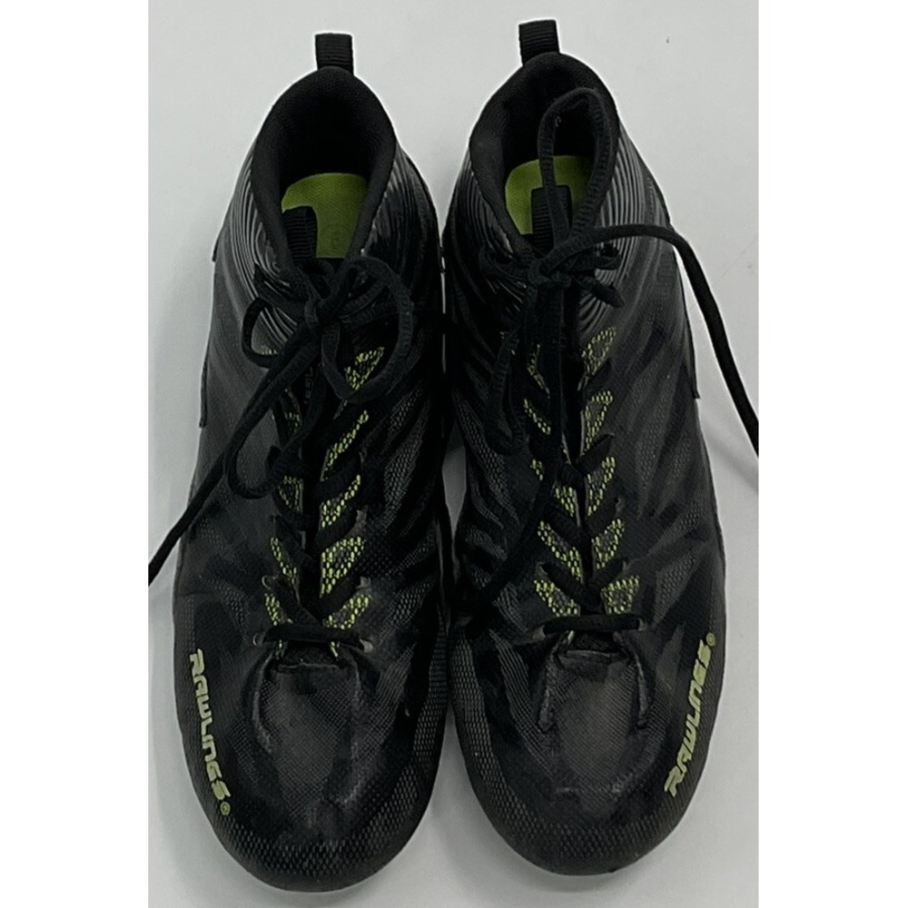 Rawlings Football Cleats Chrome Series Velocilite  Size 6 Youth Black